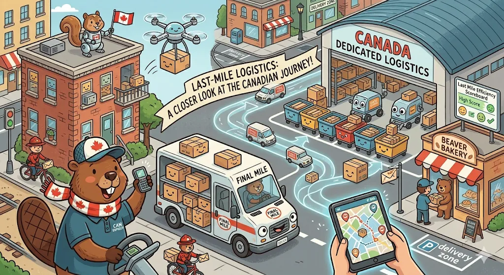 加拿大尾程卡车派送细节