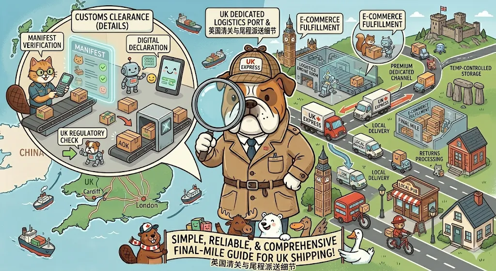 英国清关与尾程派送细节