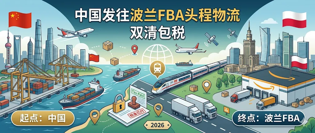 中国发往波兰FBA头程物流双清包税