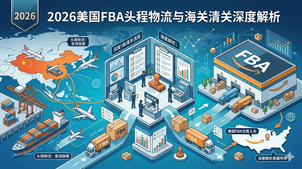 2026美国FBA头程物流与海关清关深度解析