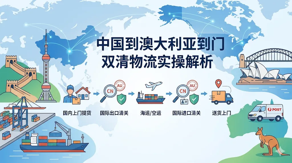 中国到澳大利亚门到门双清物流实操解析
