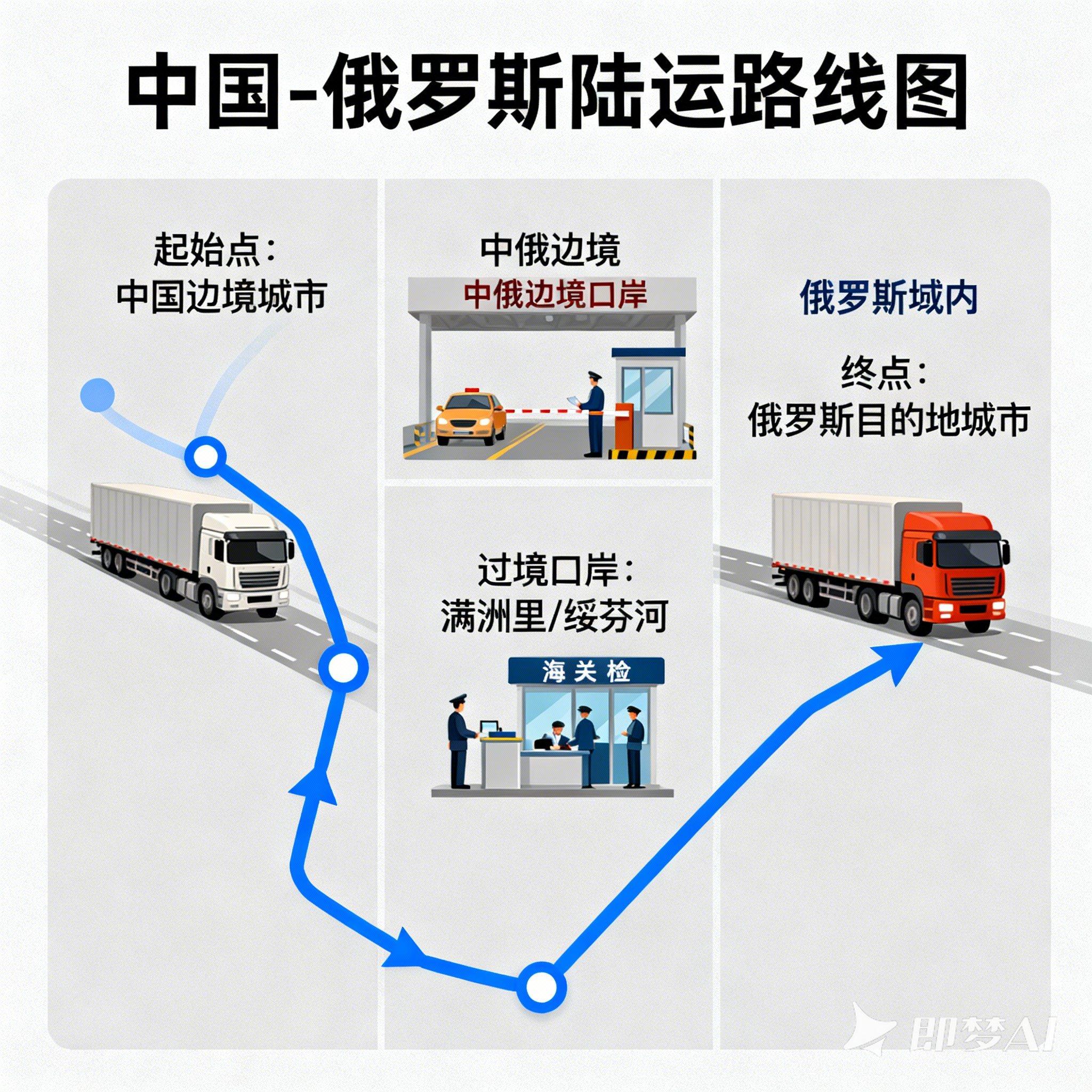 中国发货到俄罗斯的卡航物流