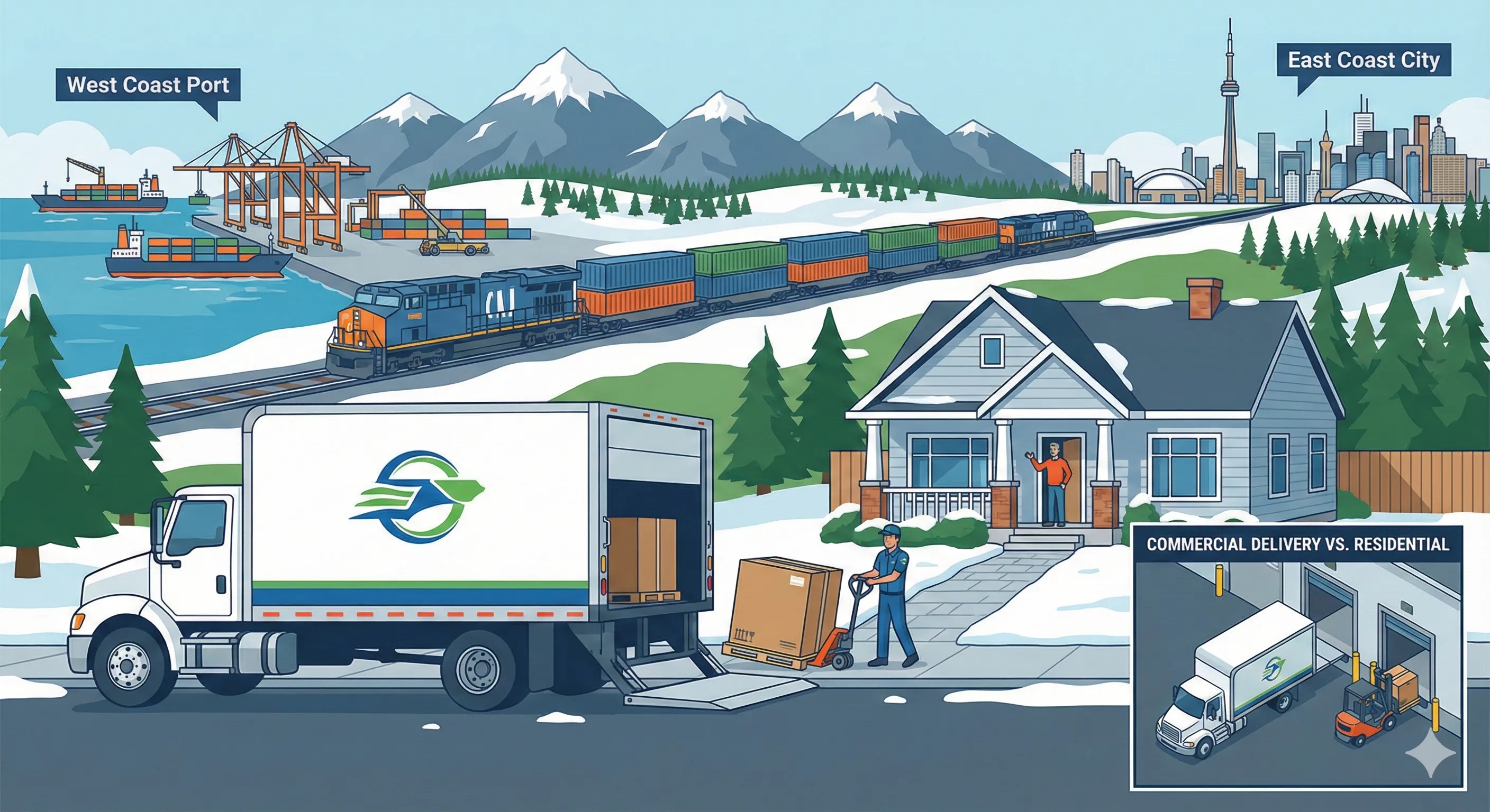 中国到加拿大海运双清包税