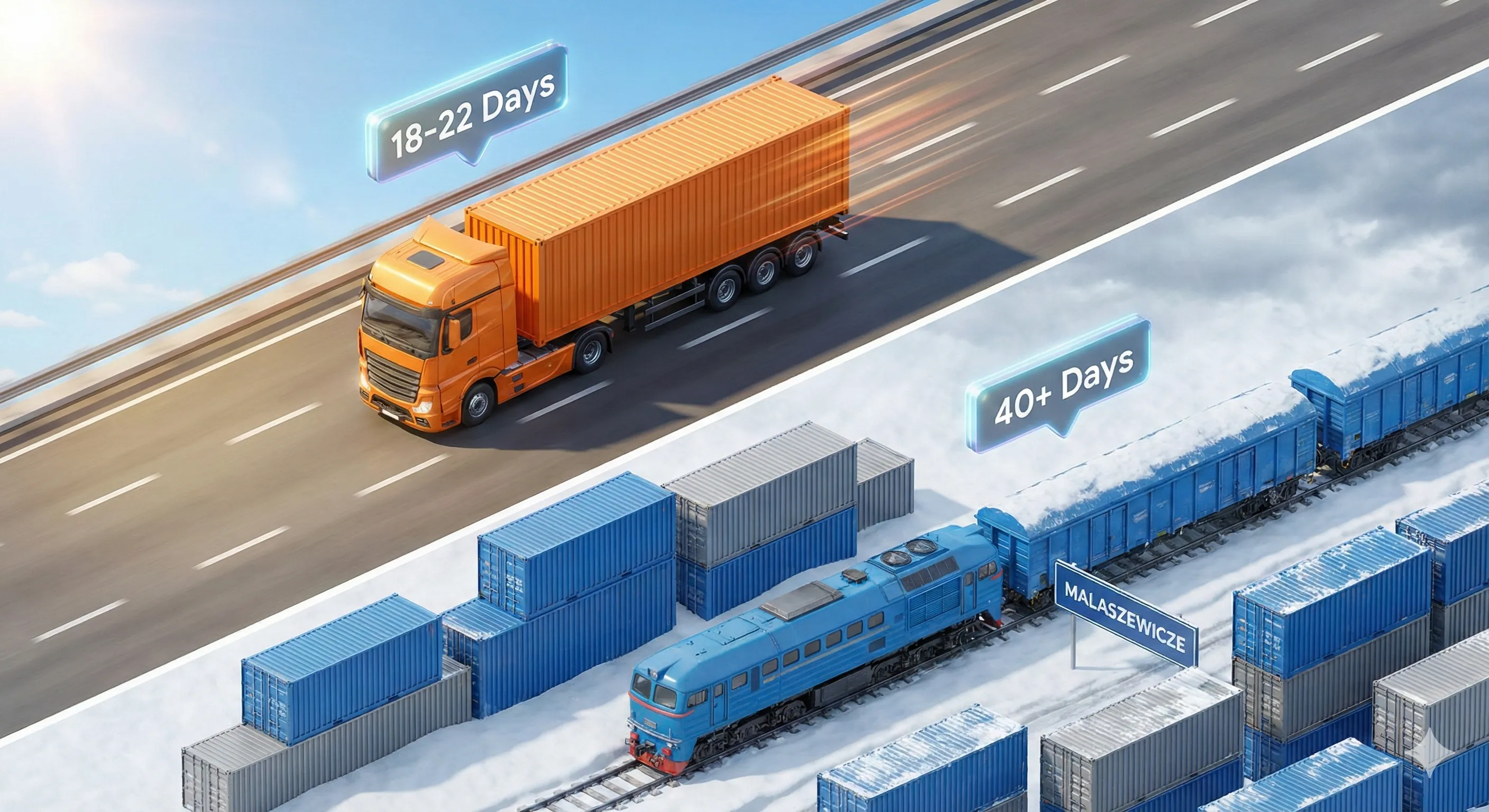 中国到德国/法国的专线卡航和铁路对比