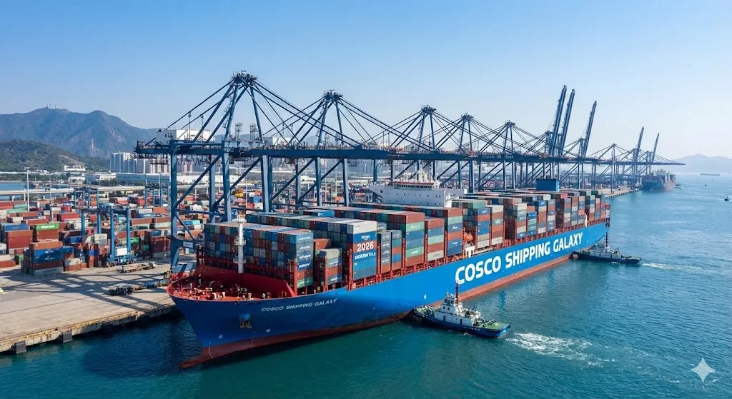 2026年深圳盐田港发往美国西岸洛杉矶港的集装箱货轮