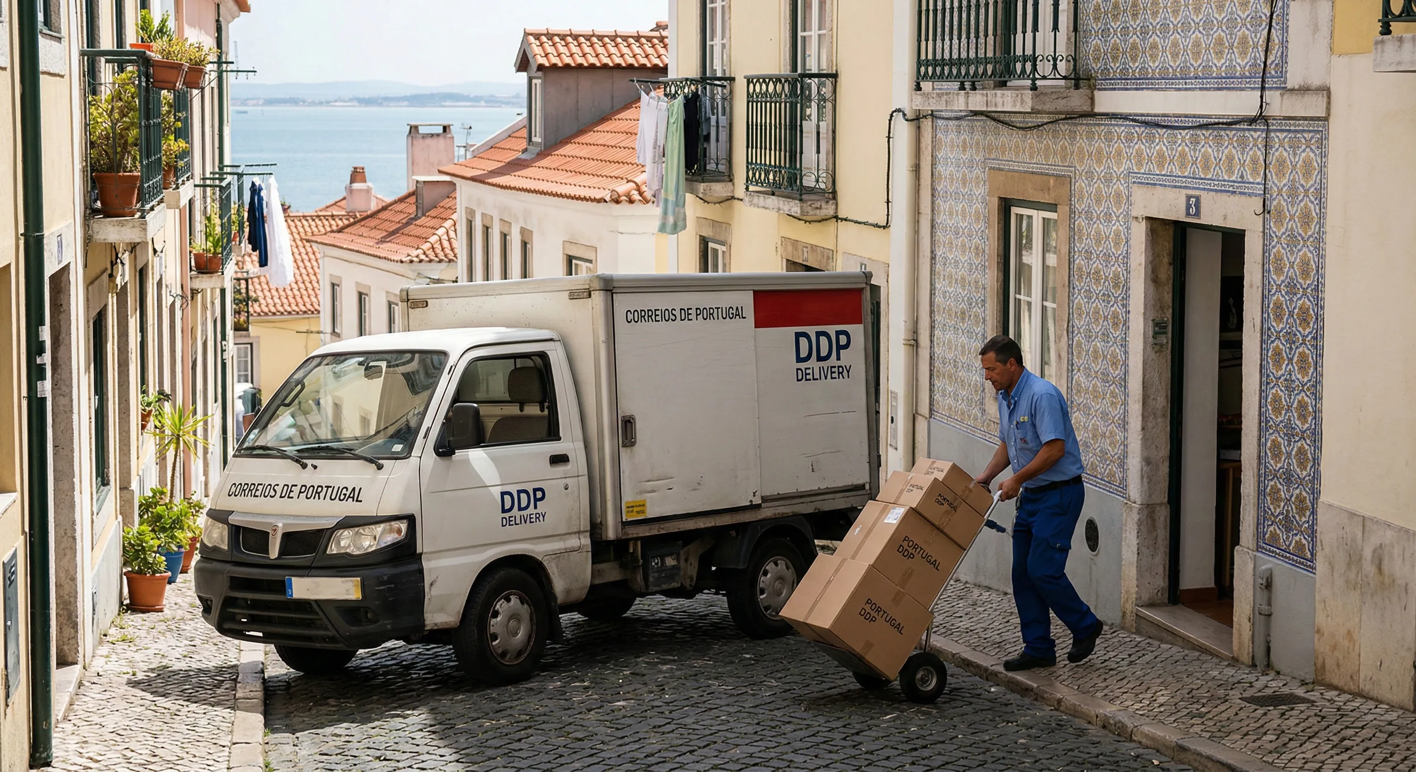 葡萄牙末端卡车派送细节