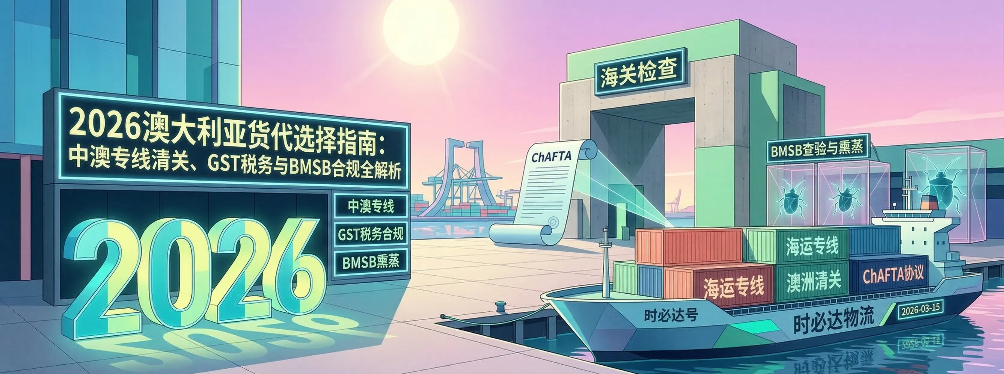 中国到澳大利亚跨境物流与货代选择全解析