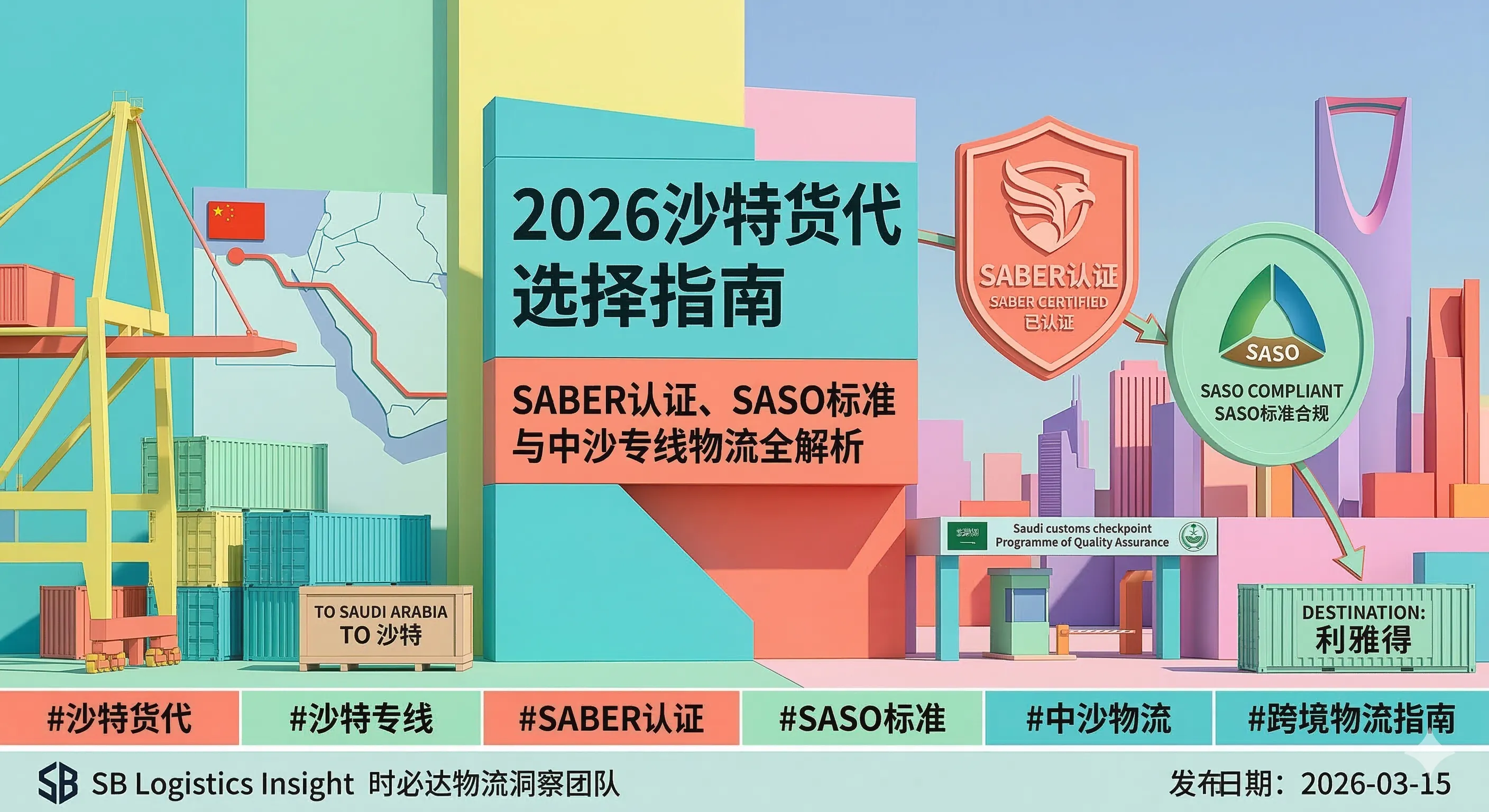 中国到沙特跨境物流与货代选择全解析