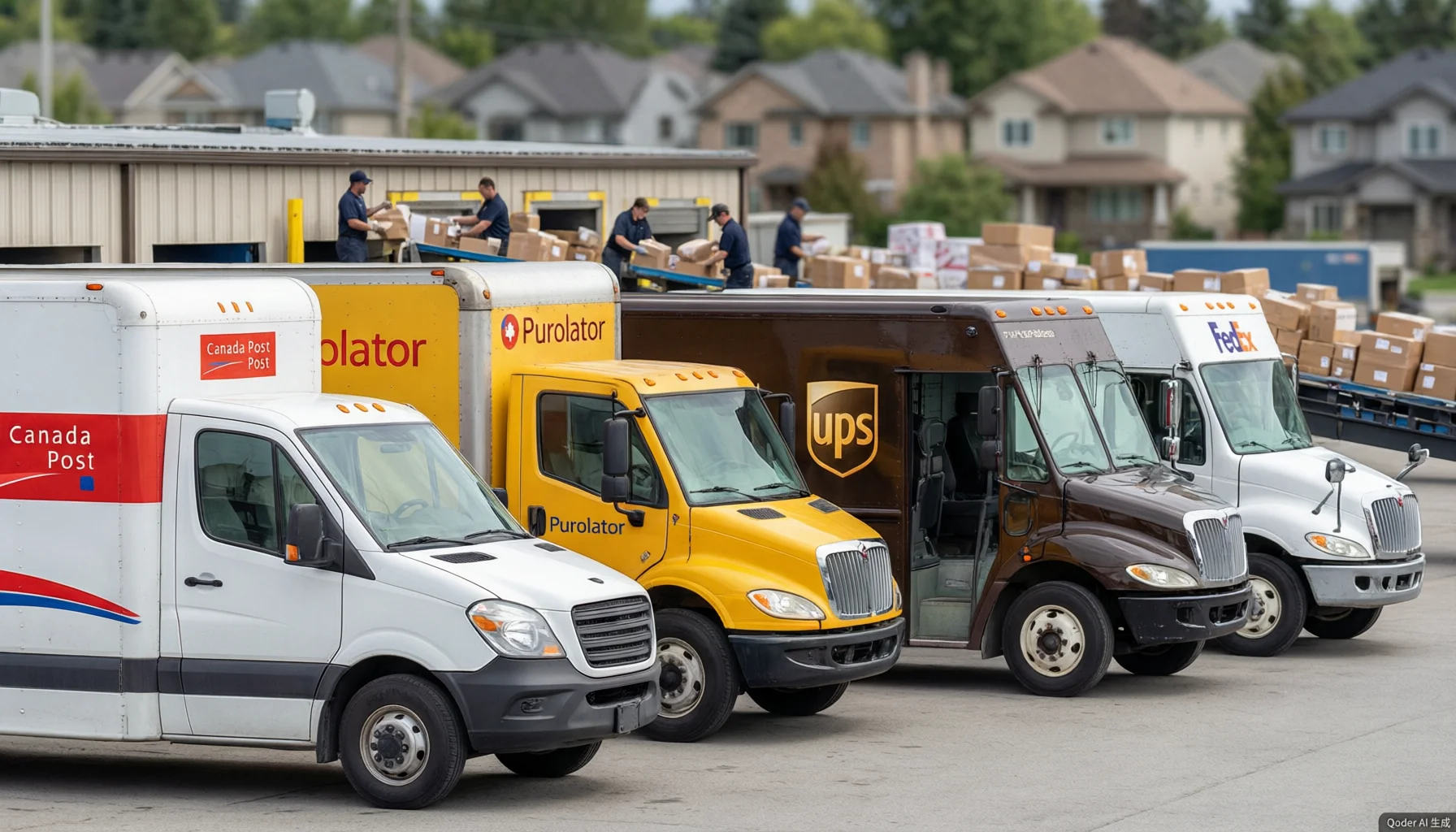 加拿大尾程派送渠道对比Canada Post Purolator UPS FedEx