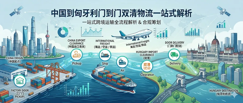 中国到匈牙利门到门双清物流一站式解析