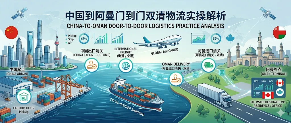 中国到阿曼门到门双清物流实操解析