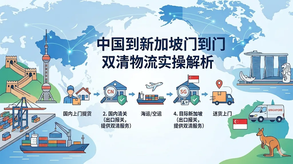 中国到新加坡门到门双清物流实操解析