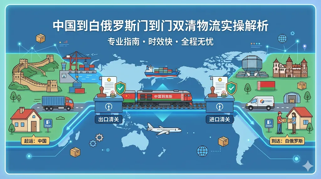 中国到白俄罗斯门到门双清物流实操解析