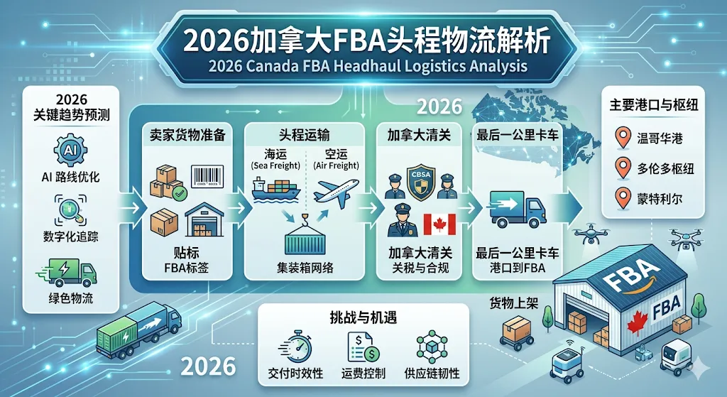 2026加拿大FBA头程物流解析