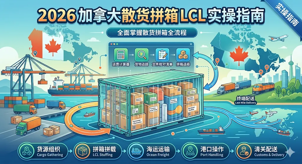 2026加拿大散货拼箱LCL实操指南