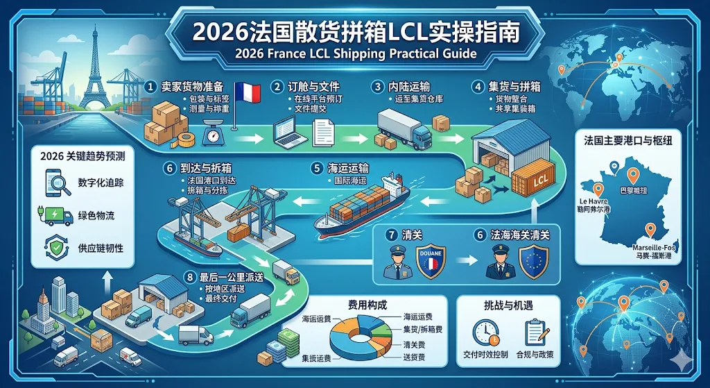 2026法国散货拼箱LCL实操指南