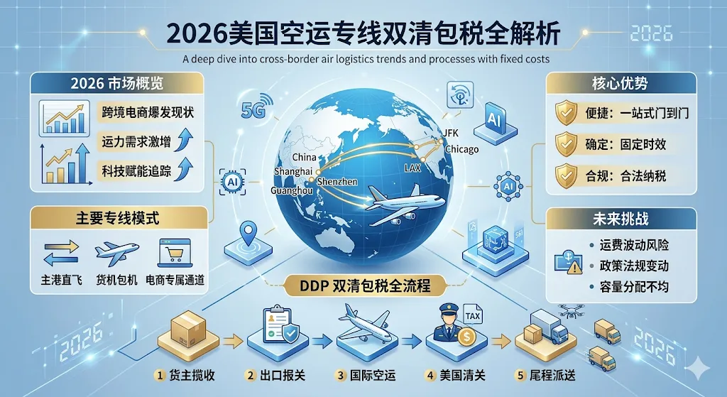 2026美国空运专线双清包税全解析