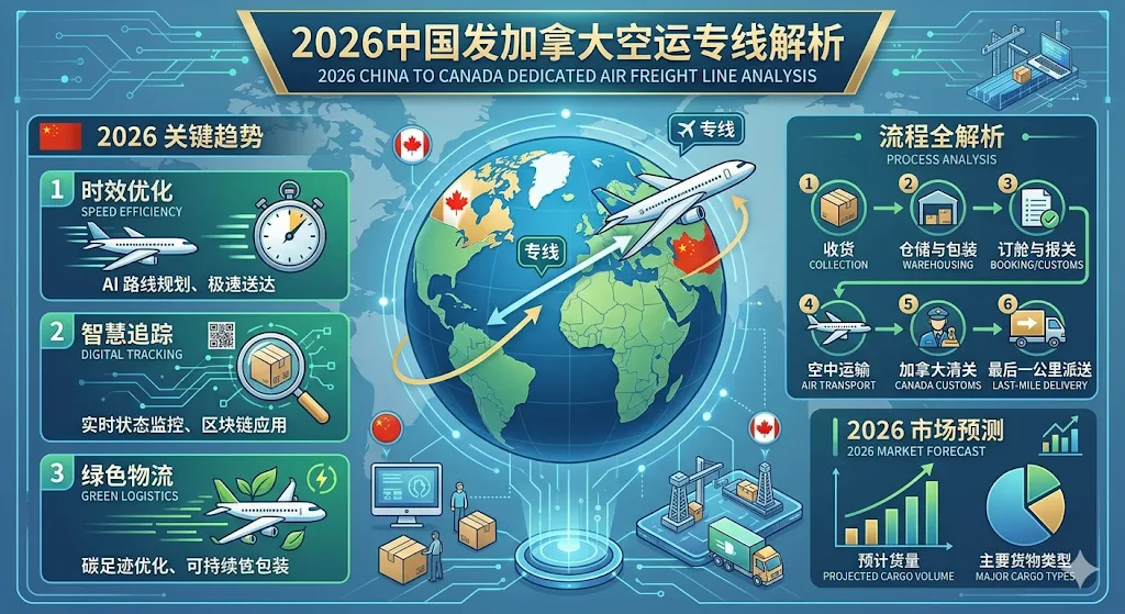 2026中国发加拿大空运专线物流解析