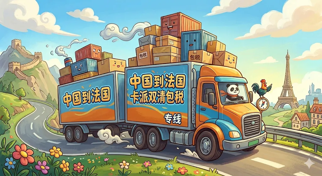 中国到法国卡派双清包税专线