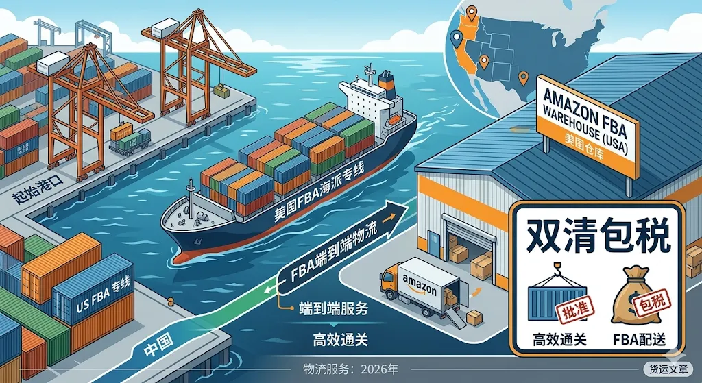 美国FBA海派专线双清包税