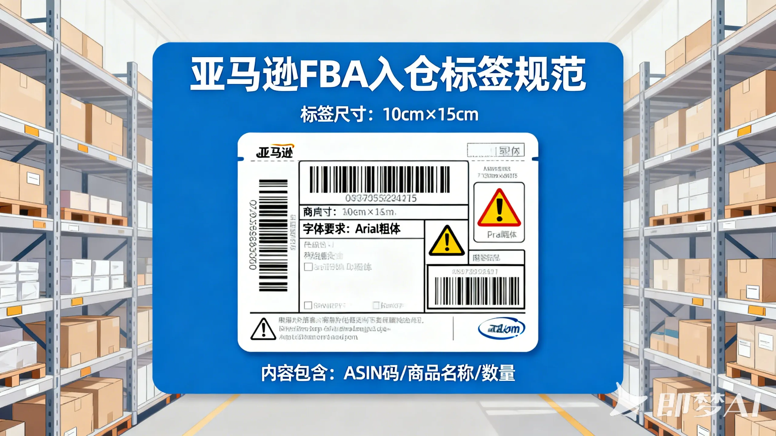 亚马逊FBA入仓标签规范