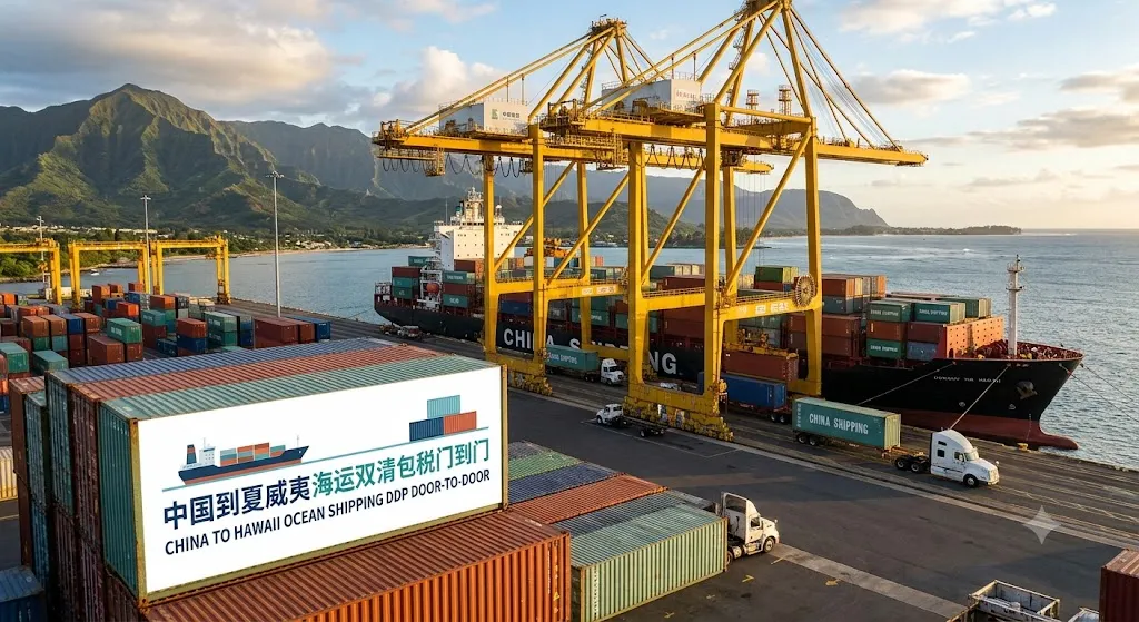 中国到夏威夷海运双清包税门到门