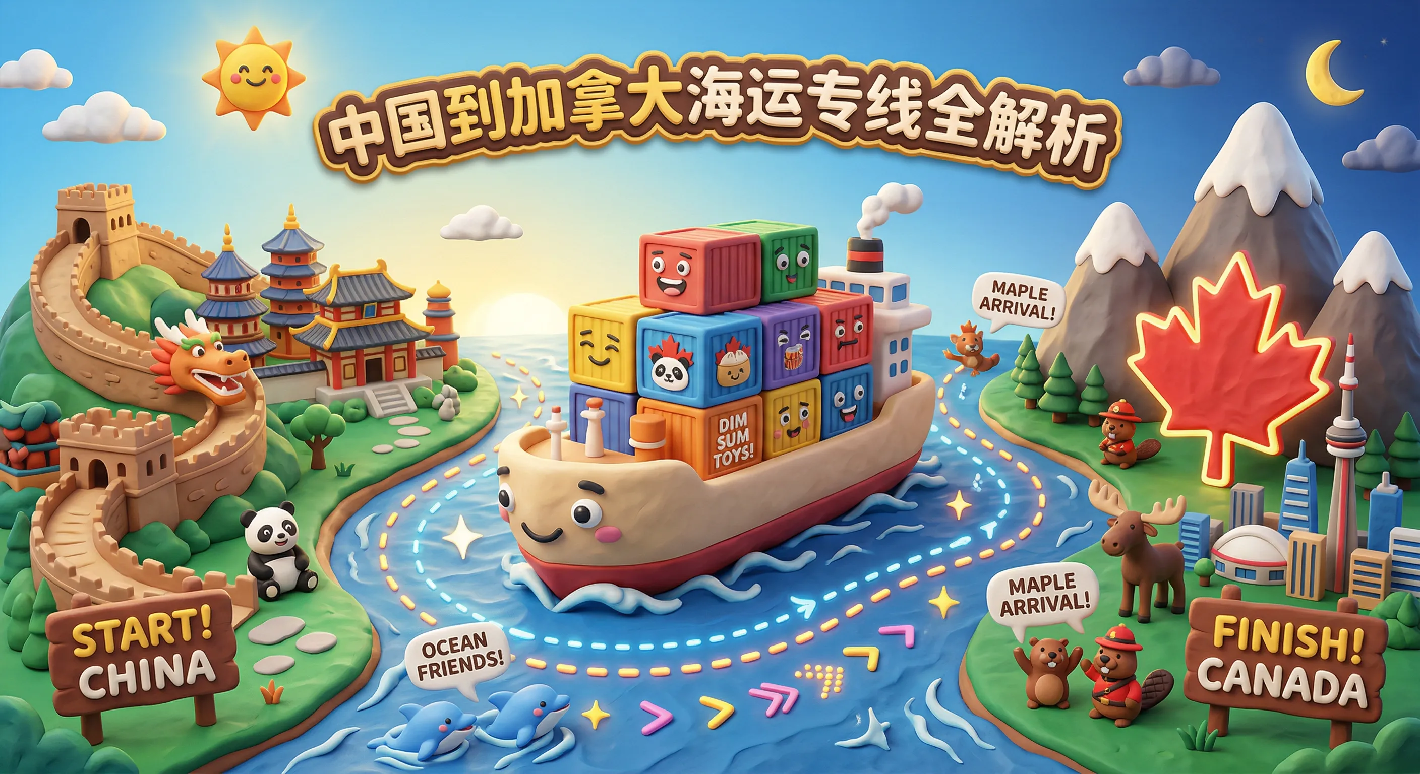 中国到加拿大海运专线全解析