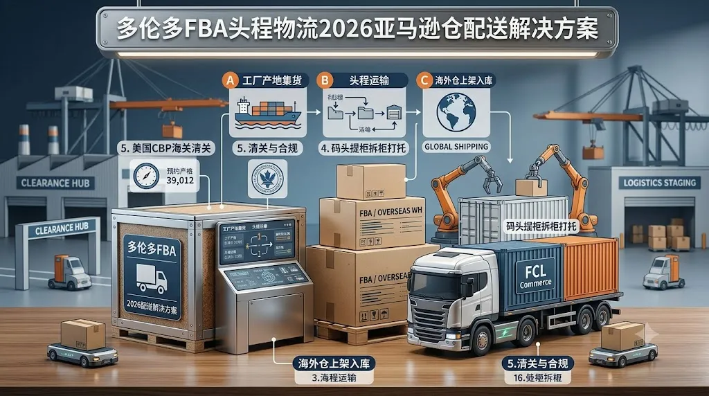 多伦多FBA头程物流2026亚马逊仓配送解决方案