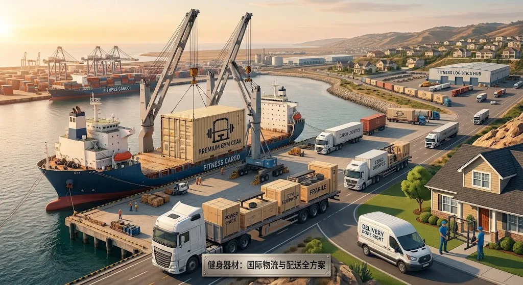 中国到美国健身器材物流怎么发？海运及大件配送方案