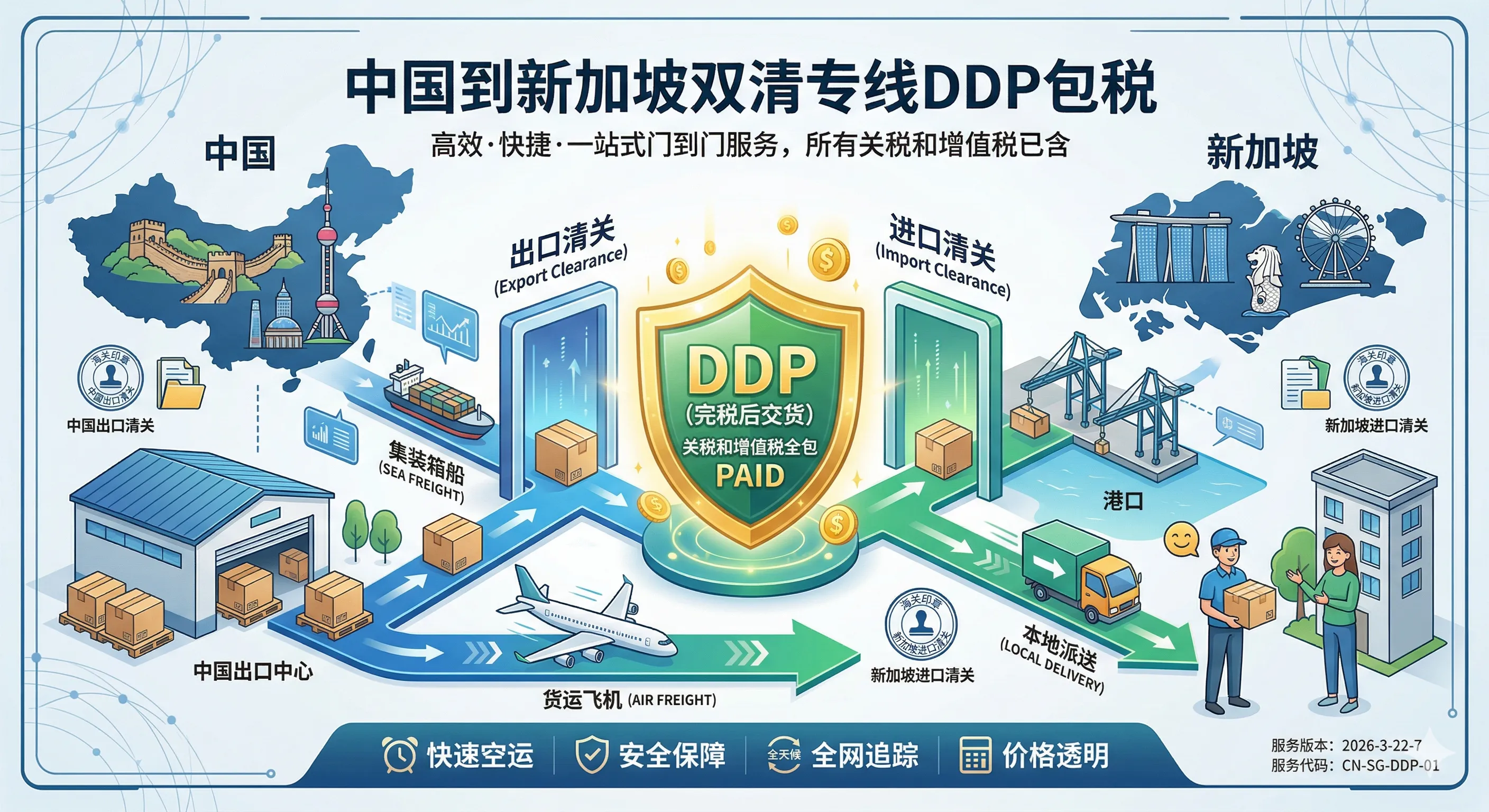 中国到马来西亚双清专线DDP包税
