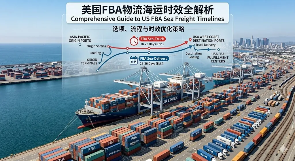 美国FBA物流海运时效全解析