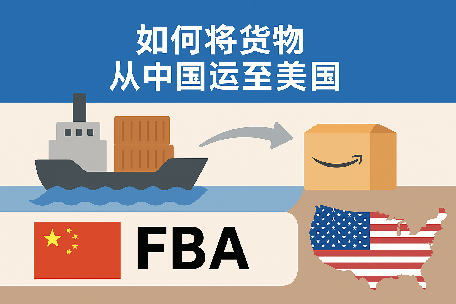 从中国发货到美国的亚马逊 FBA 物流