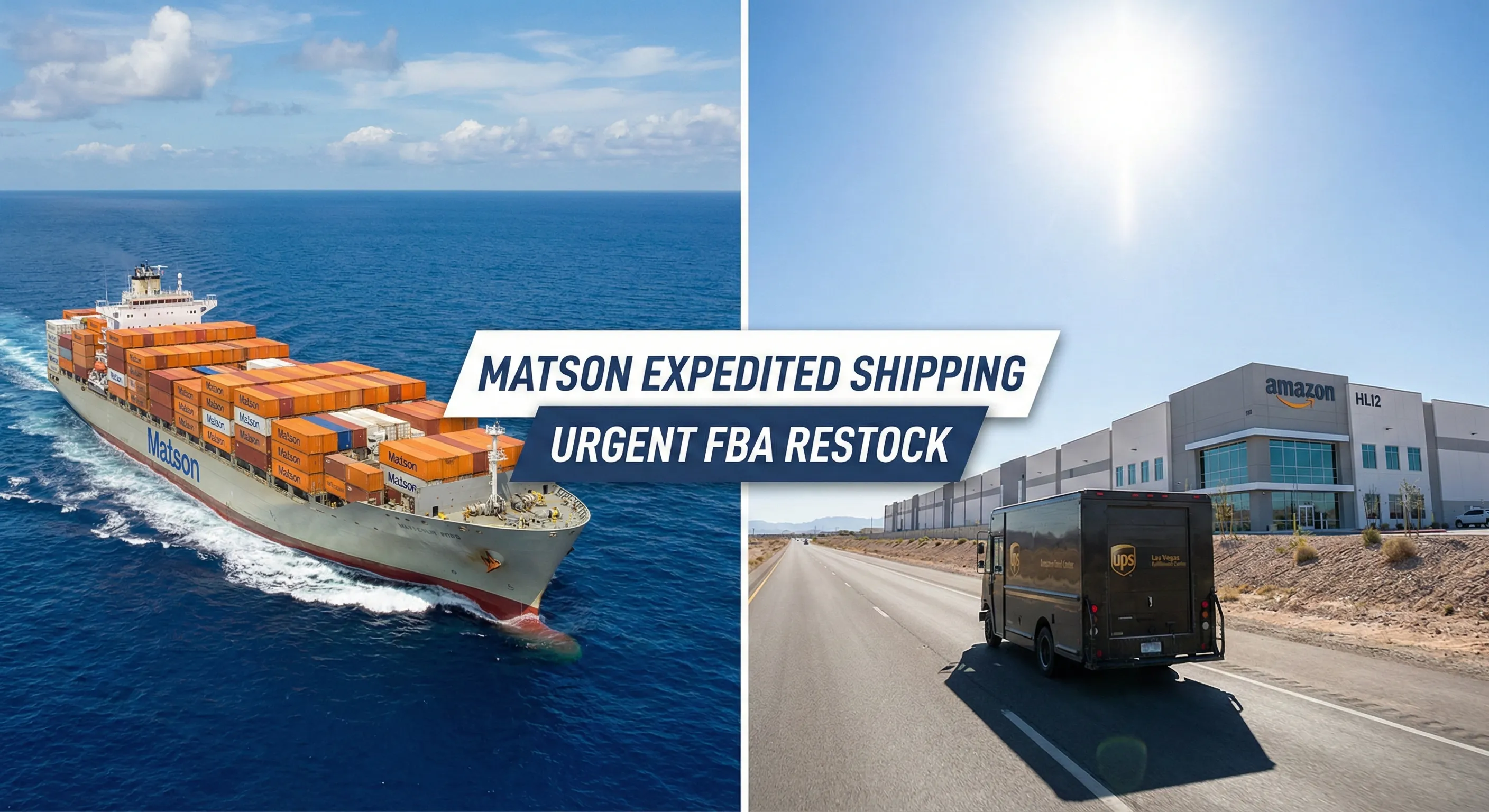 美森快船紧急补货亚马逊FBA HLI2仓库